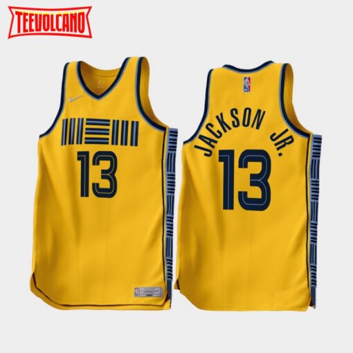 Memphis Grizzlies Jaren Jackson Jr. 2022-23 Earned Edition Jersey Gold