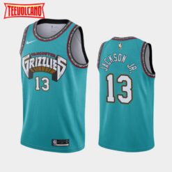 Memphis Grizzlies Jaren Jackson Jr Teal 25th Season Jersey