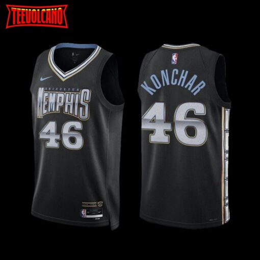 Memphis Grizzlies John Konchar 2022-23 City Edition Jersey Black