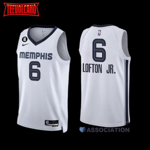 Memphis Grizzlies Kenneth Lofton Jr. 2022-23 Association Edition Jersey White