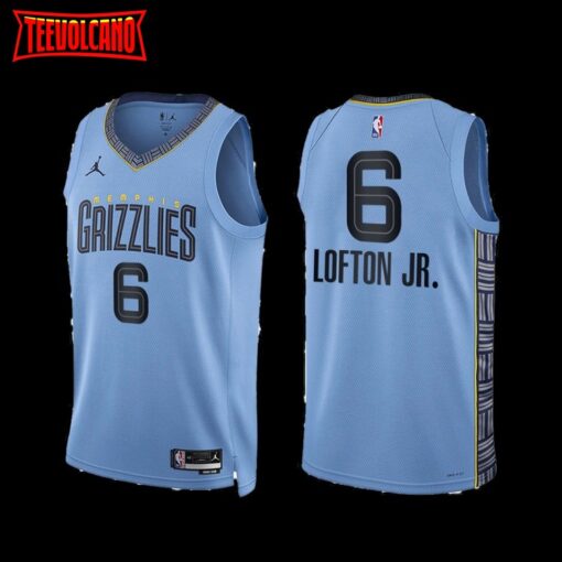 Memphis Grizzlies Kenneth Lofton Jr. 2022-23 Statement Edition Blue Jersey