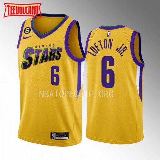 Memphis Grizzlies Kenneth Lofton Jr. 2023 NBA Rising Stars Yellow Jersey