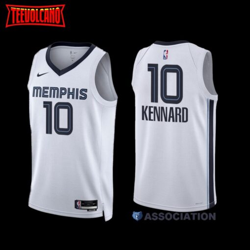 Memphis Grizzlies Luke Kennard 2022-23 Association Edition Jersey White