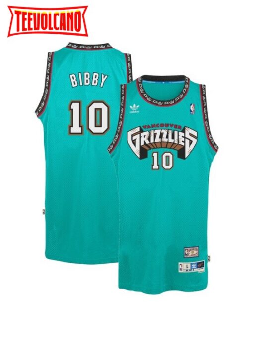 Memphis Grizzlies Mike Bibby Green Throwback Jersey