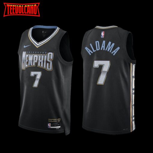 Memphis Grizzlies Santi Aldama 2022-23 City Edition Jersey Black