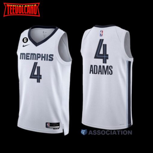 Memphis Grizzlies Steven Adams 2022-23 Association Edition Jersey White