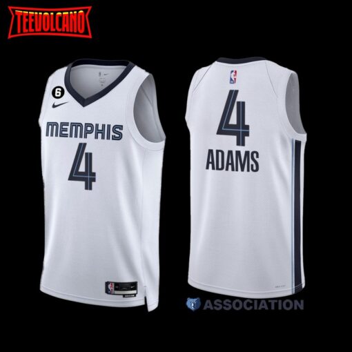 Memphis Grizzlies Steven Adams 2022-23 Association Edition Jersey White