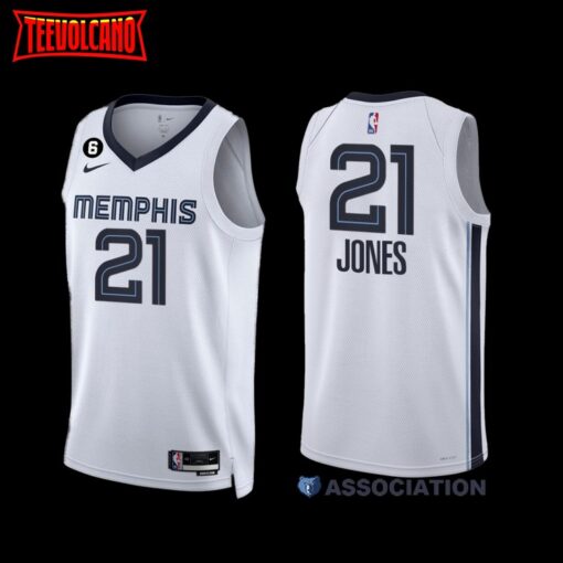 Memphis Grizzlies Tyus Jones 2022-23 Association Edition Jersey White