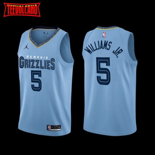 Memphis Grizzlies Vince Williams Jr. 2022-23 Blue City Edition Jersey