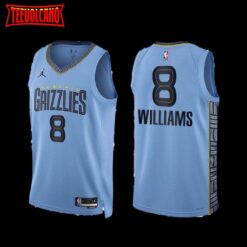 Memphis Grizzlies Ziaire Williams 2022-23 Blue Statement Edition Jersey