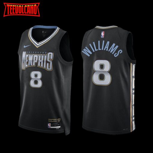 Memphis Grizzlies Ziaire Williams 2022-23 City Edition Jersey Black