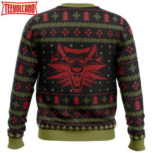 Merry Christmas and Toss a Coin The Witcher Ugly Christmas Sweater