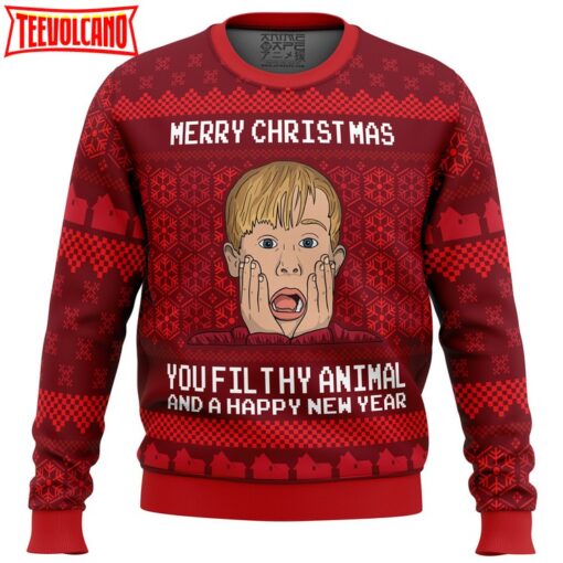 Merry Christmas Home Alone Ugly Christmas Sweater