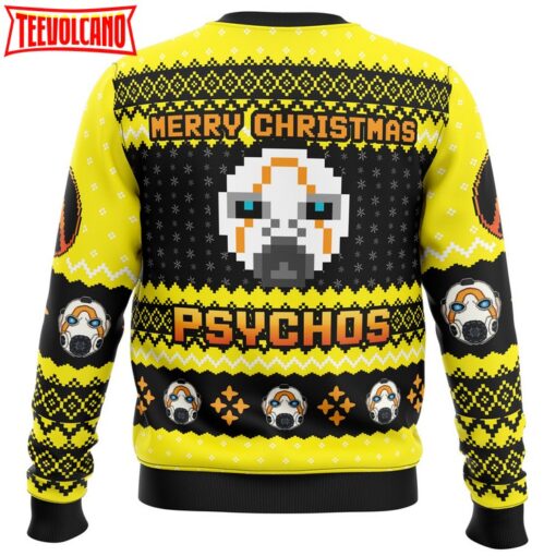 Merry Christmas Psychos Borderlands Ugly Christmas Sweater