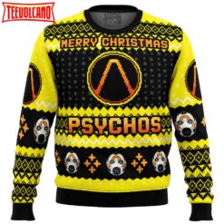 Merry Christmas Psychos Borderlands Ugly Christmas Sweater