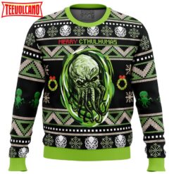 Merry Cthulhumas Cthulhu Ugly Christmas Sweater