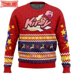 Merry Kirby Christmas Kirby Ugly Christmas Sweater