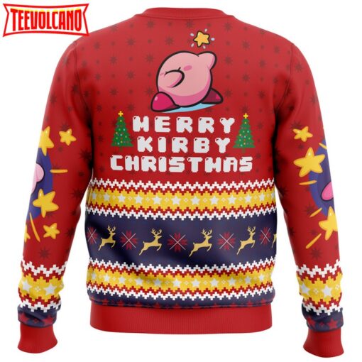 Merry Kirby Christmas Kirby Ugly Christmas Sweater