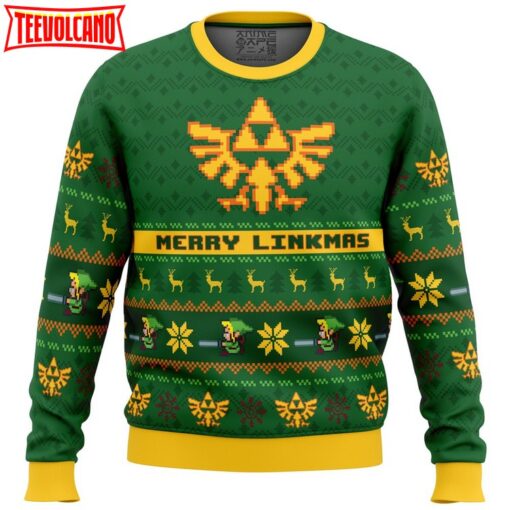 Merry Linkmas Legend of Zelda Ugly Christmas Sweater