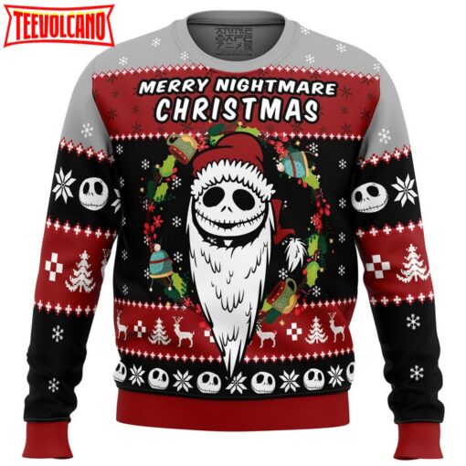 Merry Nightmare The Nightmare Before Christmas Ugly Christmas Sweater