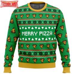 Merry Pizza Ugly Christmas Sweater Cute