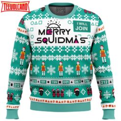 Merry Squidmas Squid Game Christmas Sweater