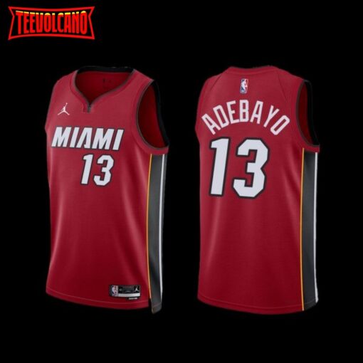 Miami Heat Bam Adebayo 2022-23 Red Statement Edition Jersey