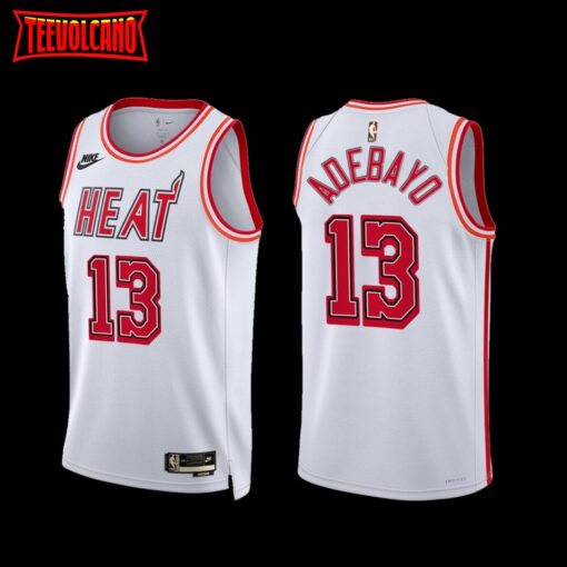 Miami Heat Bam Adebayo 2022-23 White Classic Edition Jersey