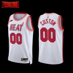 Miami Heat Custom 2022-23 White Classic Edition Jersey