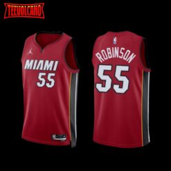 Miami Heat Duncan Robinson 2022-23 Red Statement Edition Jersey