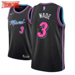 Miami Heat Dwyane Wade Black City Jersey