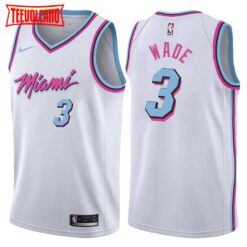 Miami Heat Dwyane Wade White City Jersey