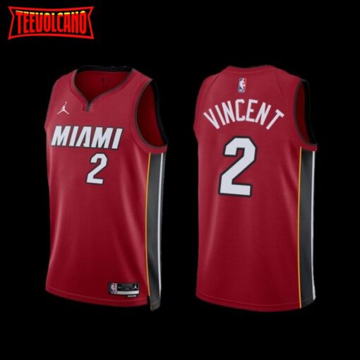 Miami Heat Gabe Vincent 2022-23 Red Statement Edition Jersey