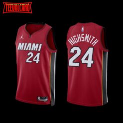 Miami Heat Haywood Highsmith 2022-23 Red Statement Edition Jersey