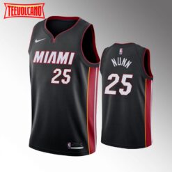Miami Heat Kendrick Nunn Black Icon Jersey