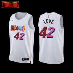 Miami Heat Kevin Love 2022-23 City Edition Jersey White