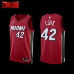 Miami Heat Kevin Love 2022-23 Statement Edition Jersey Red
