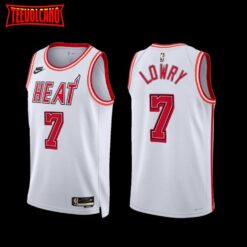 Miami Heat Kyle Lowry 2022-23 White Classic Edition Jersey