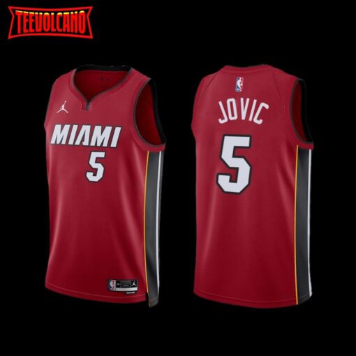 Miami Heat Nikola Jovic 2022-23 Red Statement Edition Jersey