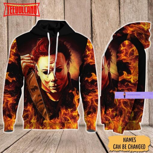 Michael Myers Horror Movie 3D All Over Printed Halloween Hoodie