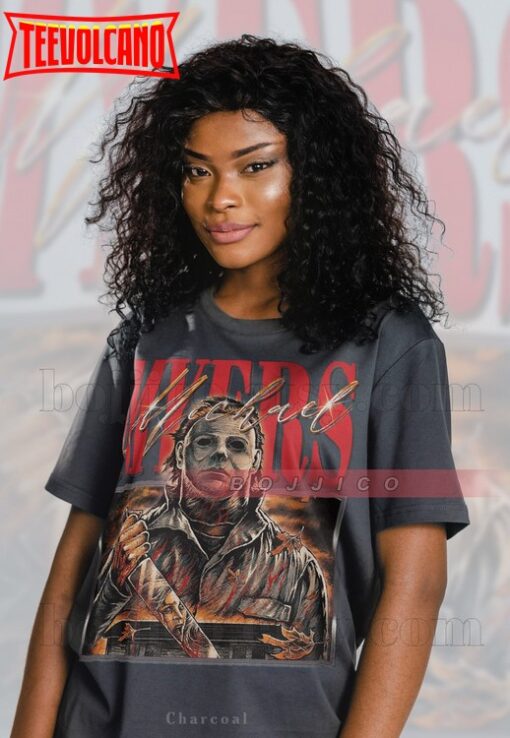 MICHAEL MYERS Vintage Shirt, Michael Myers, Jason Voorhees Horror Halloween T-Shirt