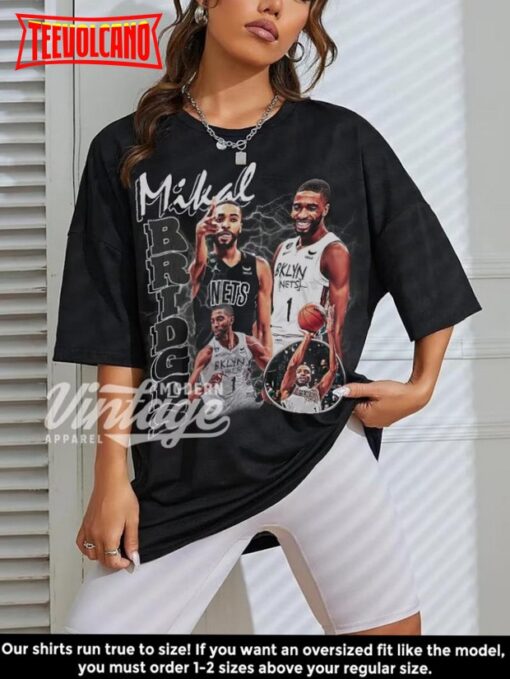 Mikal Bridges Shirt, Basketball shirt, Classic 90s Graphic T Shirt