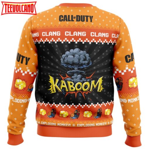 Monkey Bomb Call of Duty Ugly Christmas Sweater