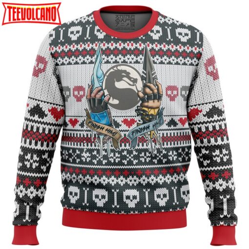 Mortal Kombat Finish Him Ugly Christmas Sweater