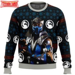 Mortal Kombat Sub Zero Ugly Christmas Sweater