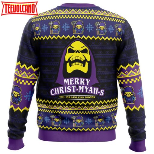 MYAH-rry Christ-MYAHs He-Man Ugly Christmas Sweater