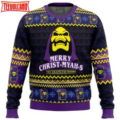 MYAH-rry Christ-MYAHs He-Man Ugly Christmas Sweater