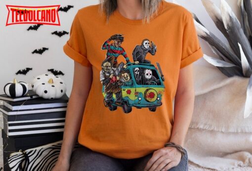 Mystery Machine Halloween Shirt, Horror Movies Halloween Shirt