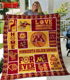 Ncaa Minnesota Golden Gophers 3D Customized Personalized 3D Customized Quilt Blanket