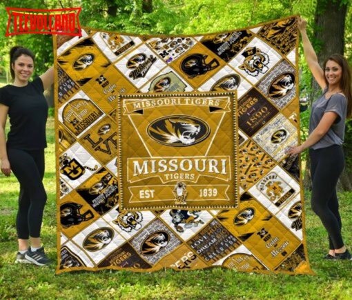 Ncaa Missouri Tigers 3D Customized Personalized 3D Customized Quilt Blanket